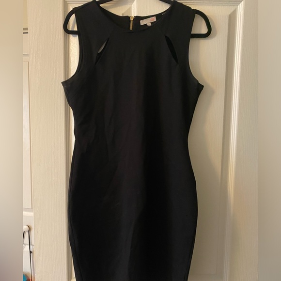 GIANNI BINI - BLACK CUT OUT DRESS - Picture 1 of 6